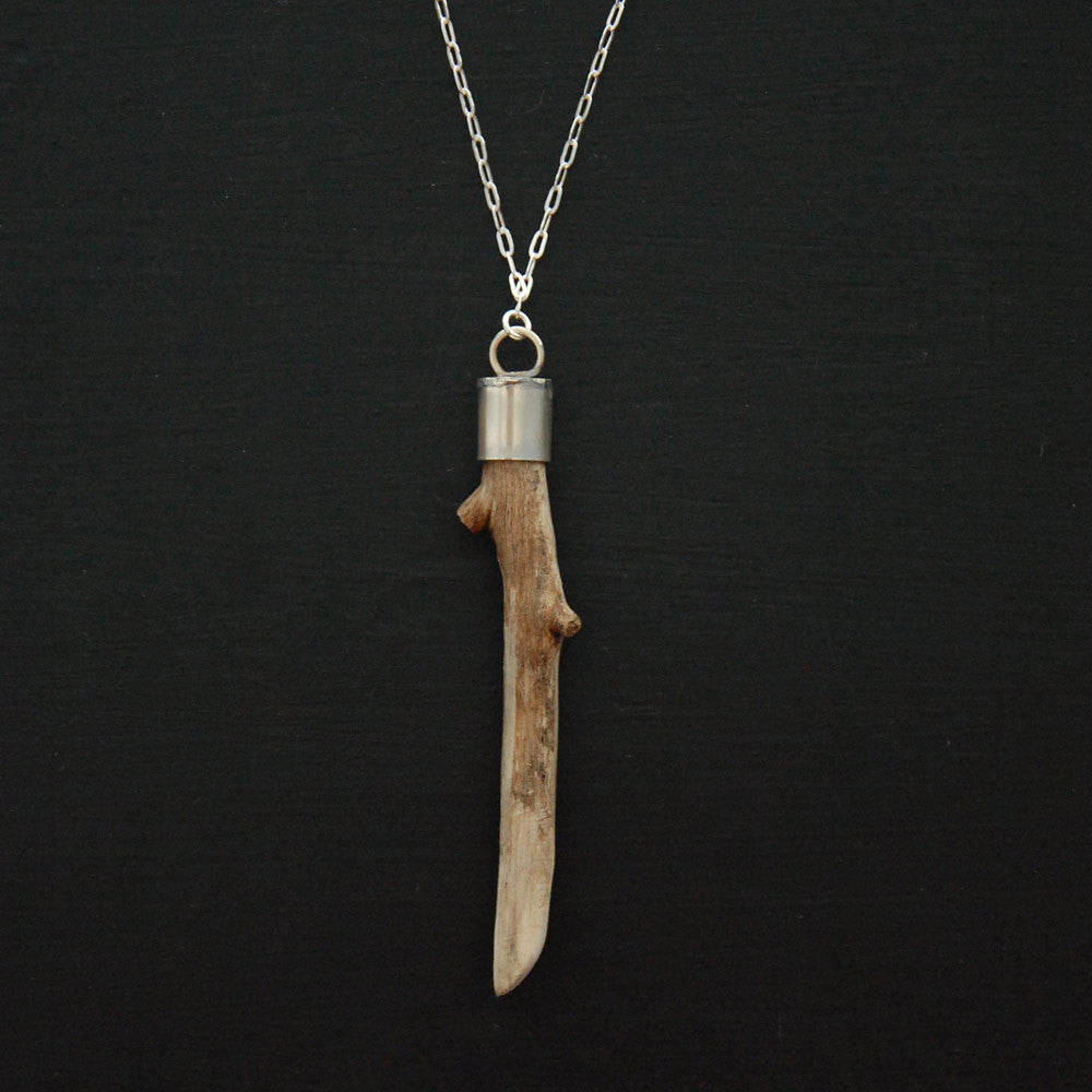 Wood Charm Necklace