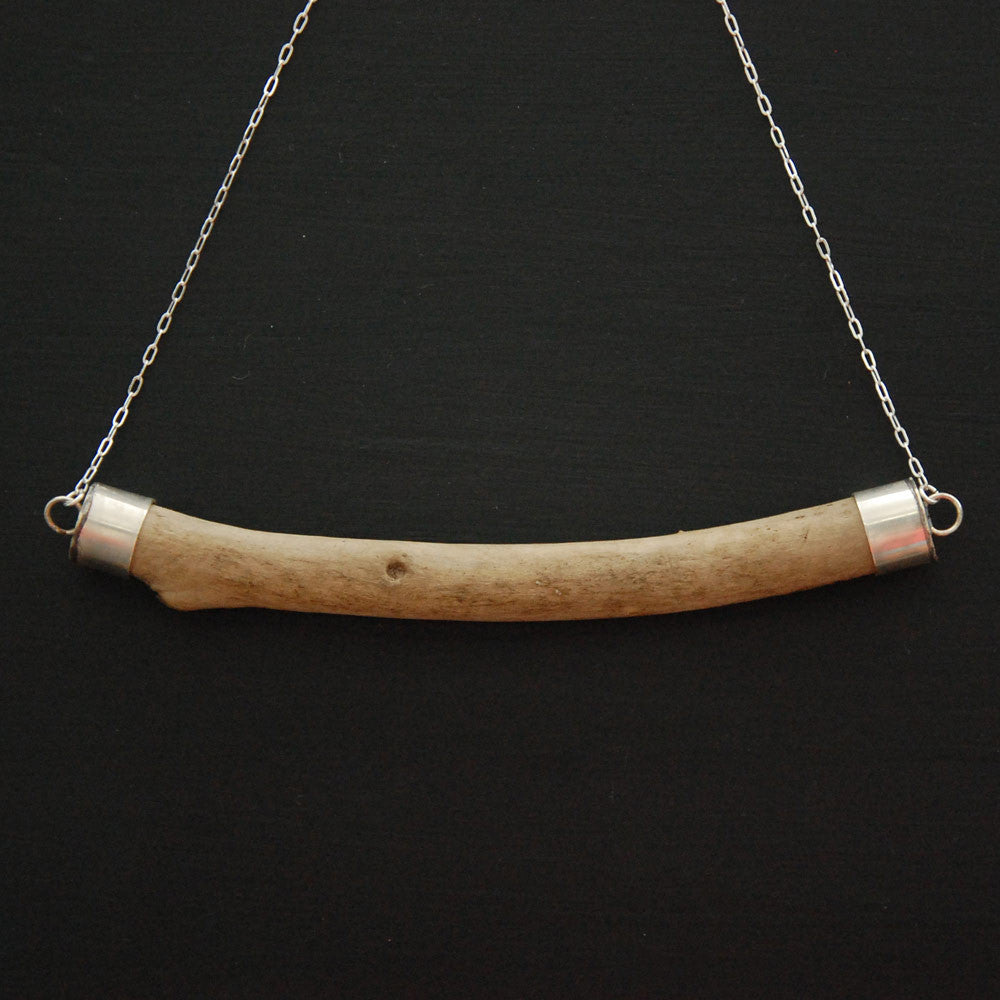 Linear Wood Necklace